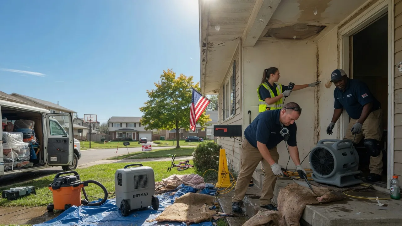 Water Damage Restoration in Penfield, IL near me